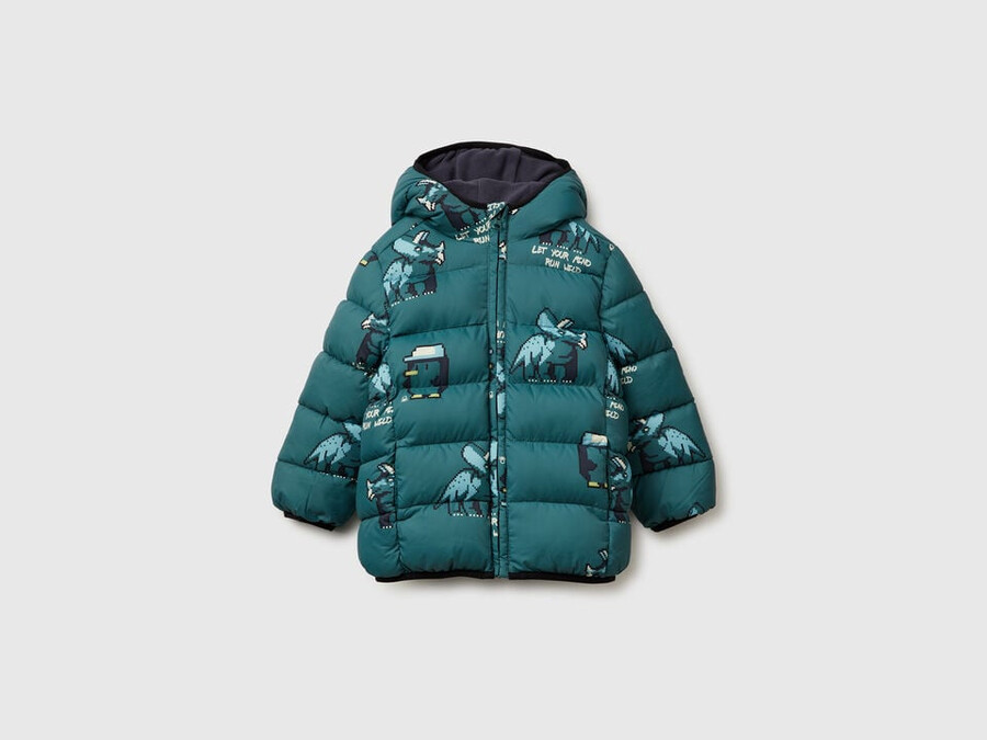 vzorovaná bunda rain defender