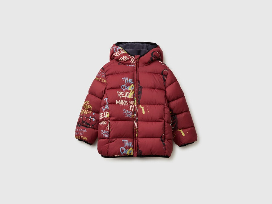 vzorovaná bunda rain defender