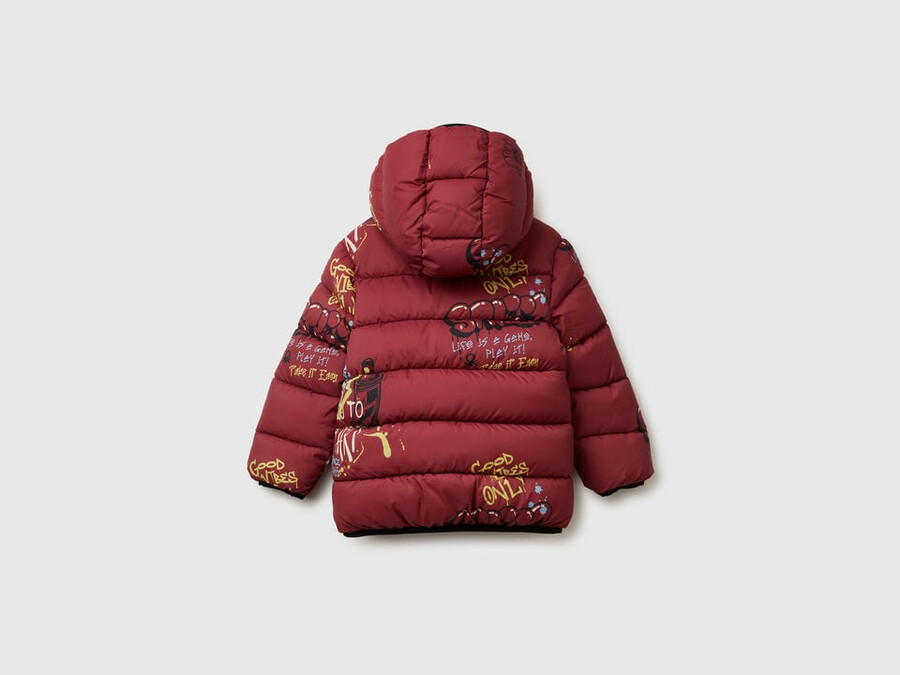 vzorovaná bunda rain defender