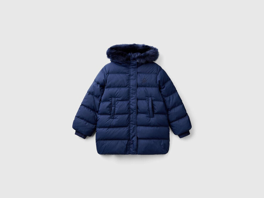 péřová bunda rain defender s odnímatelnou kapucí