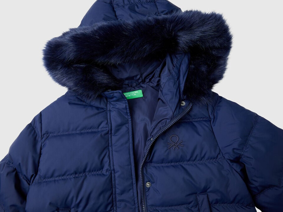 péřová bunda rain defender s odnímatelnou kapucí