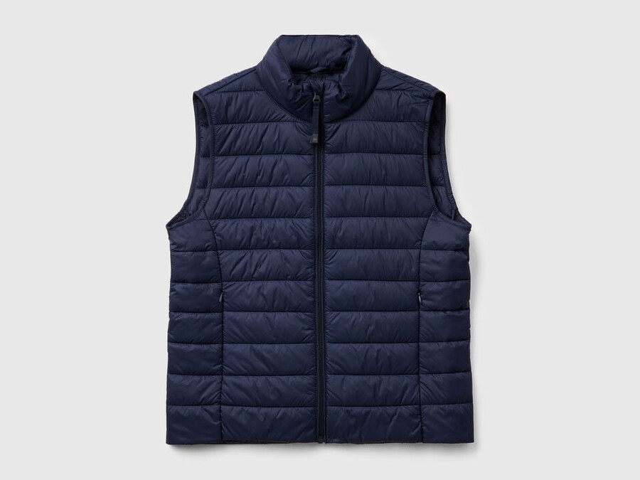 slim fit prošívaná vesta