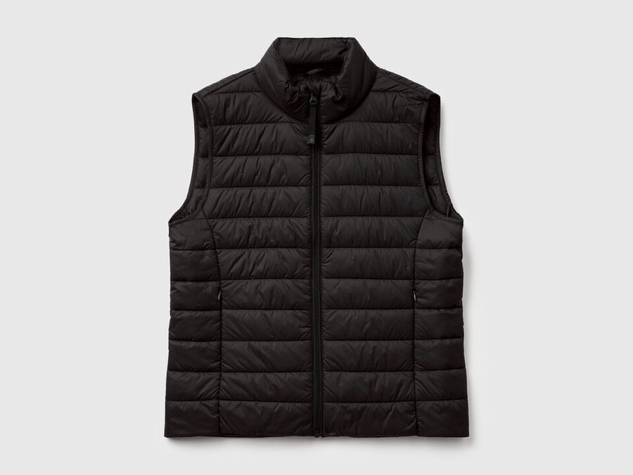 slim fit prošívaná vesta