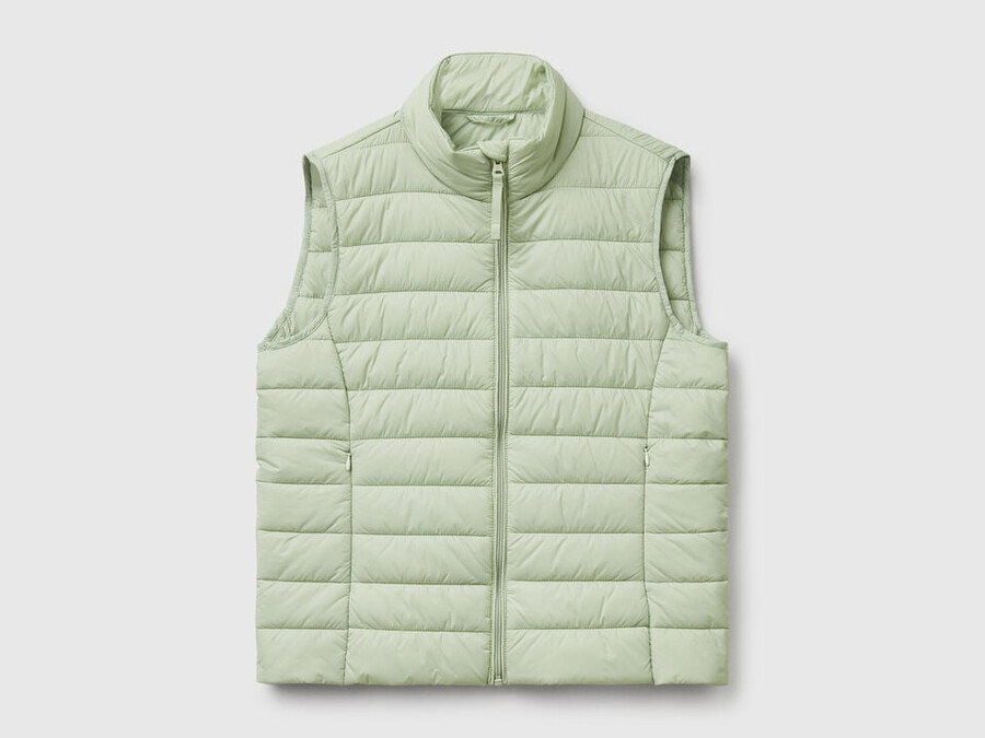 slim fit prošívaná vesta