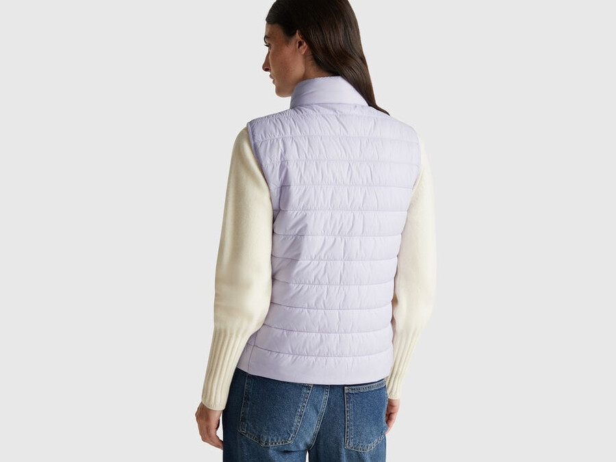 slim fit prošívaná vesta